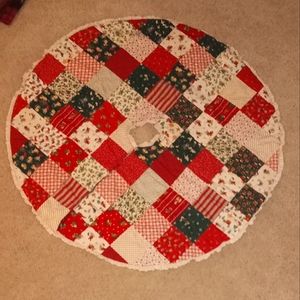 Homemade Christmas Tree Skirt